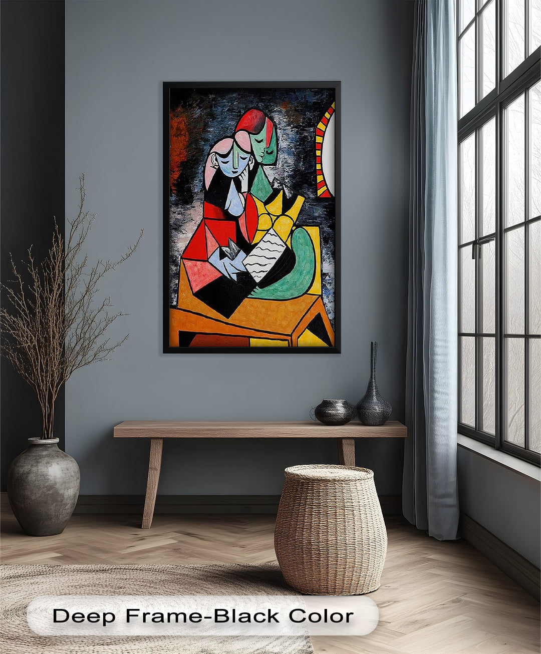 Embrace in Color – Picasso Oil Painting