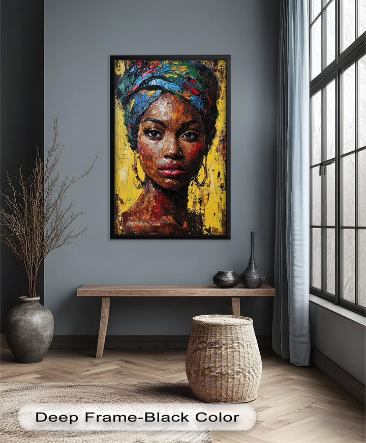 Radiant Soul – Bold Portrait Oil Painting in Fauvist Style