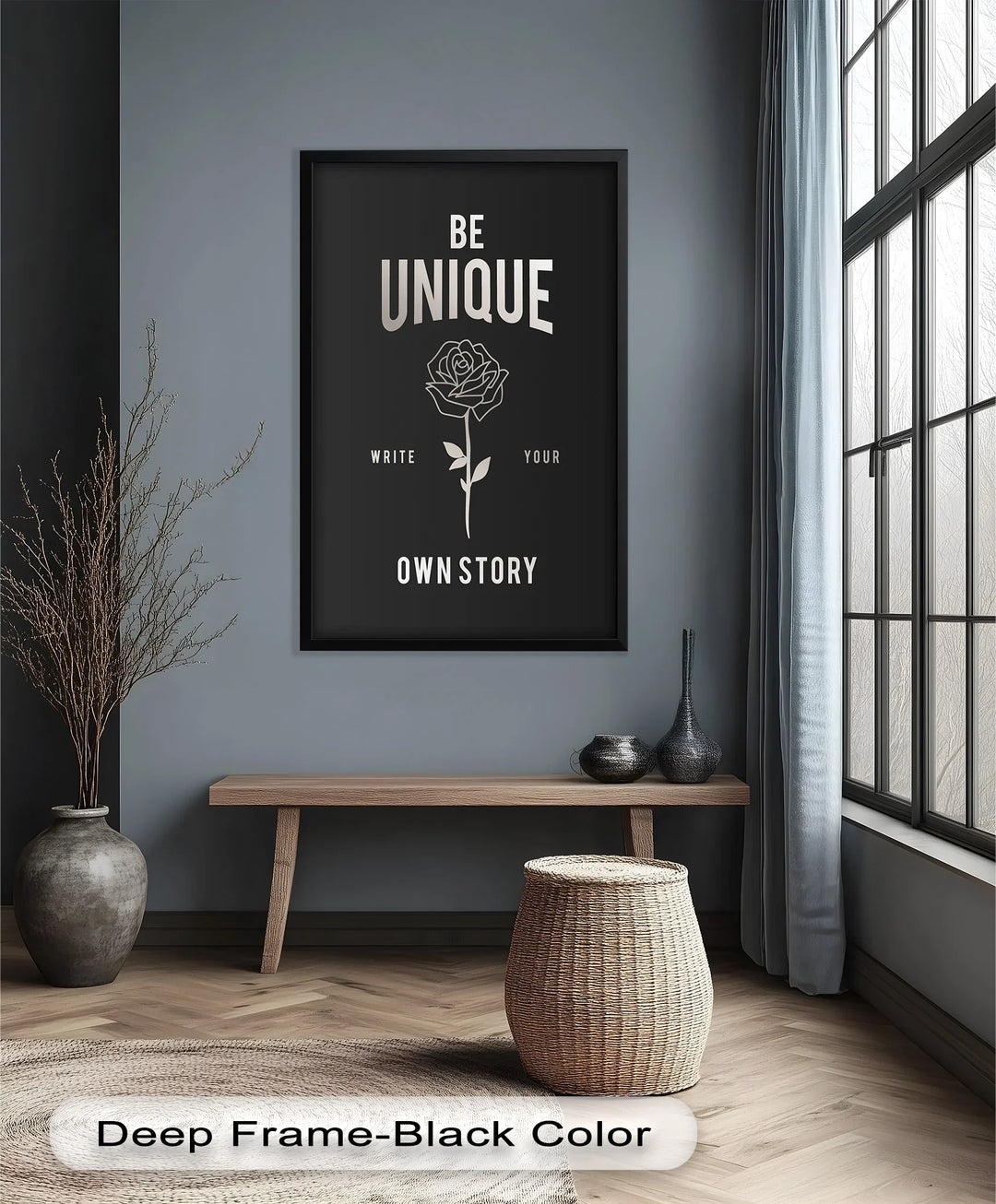 Be Unique – Inspirational Oil Painting - MyPhotoStation