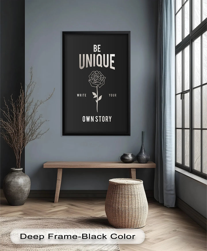 Be Unique – Inspirational Oil Painting - MyPhotoStation
