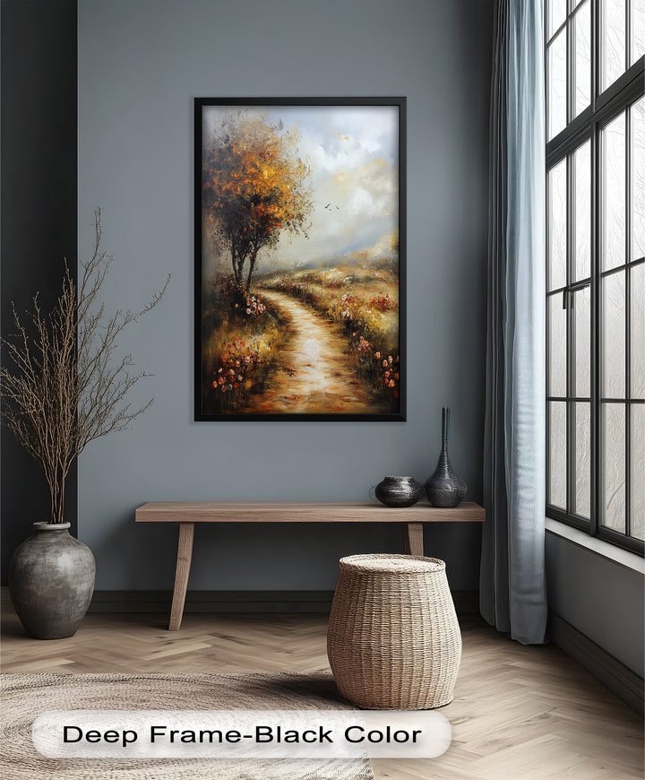 Winding Path Landscape - Impressionism Oil Painting
