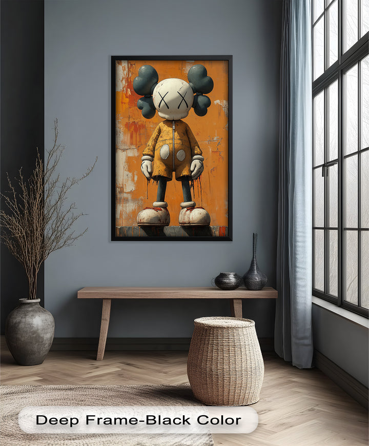 Rust Rebellion – KAWS Begleitölgemälde