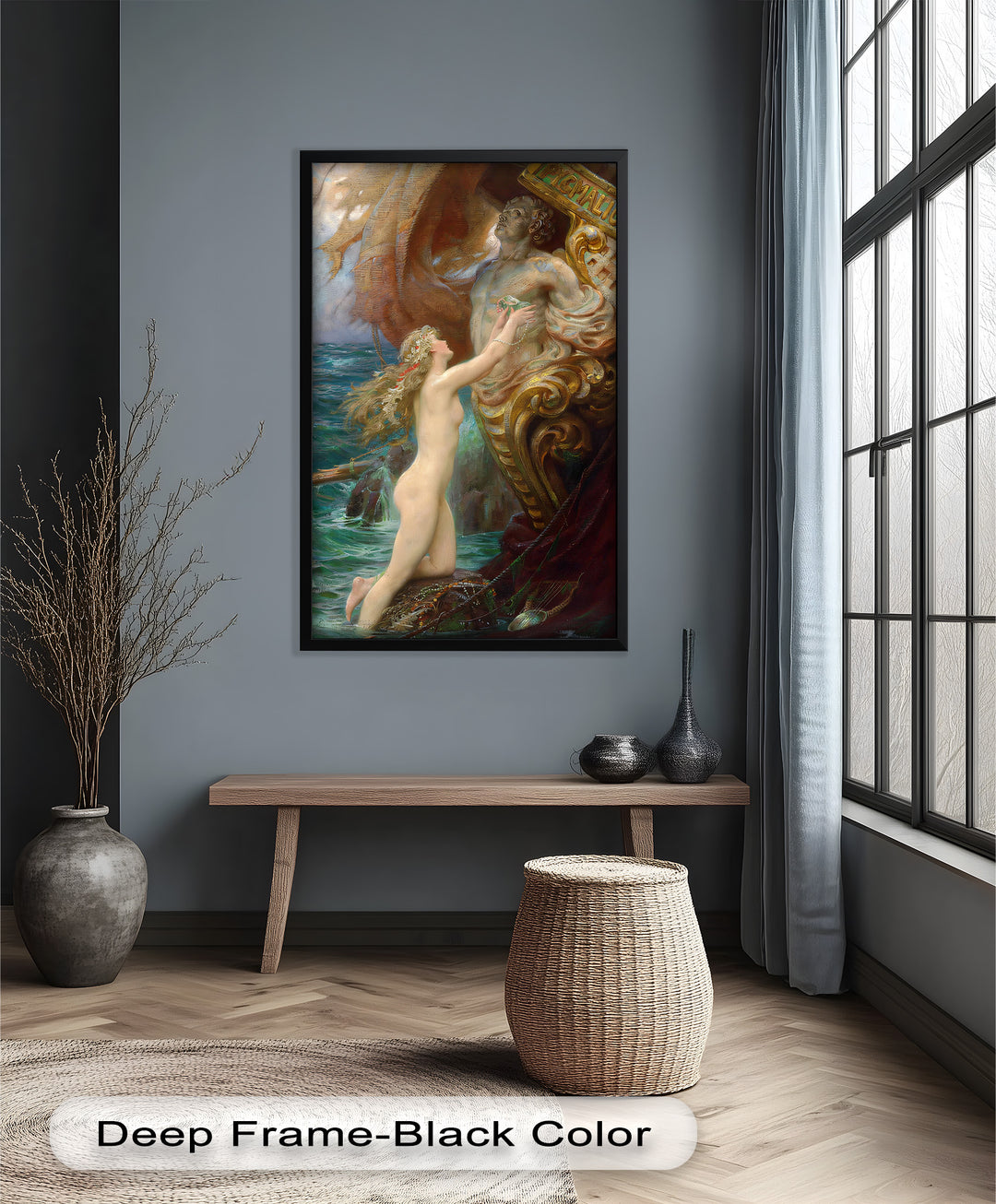 Galatea’s Awakening – Mythological Nude Oil Painting