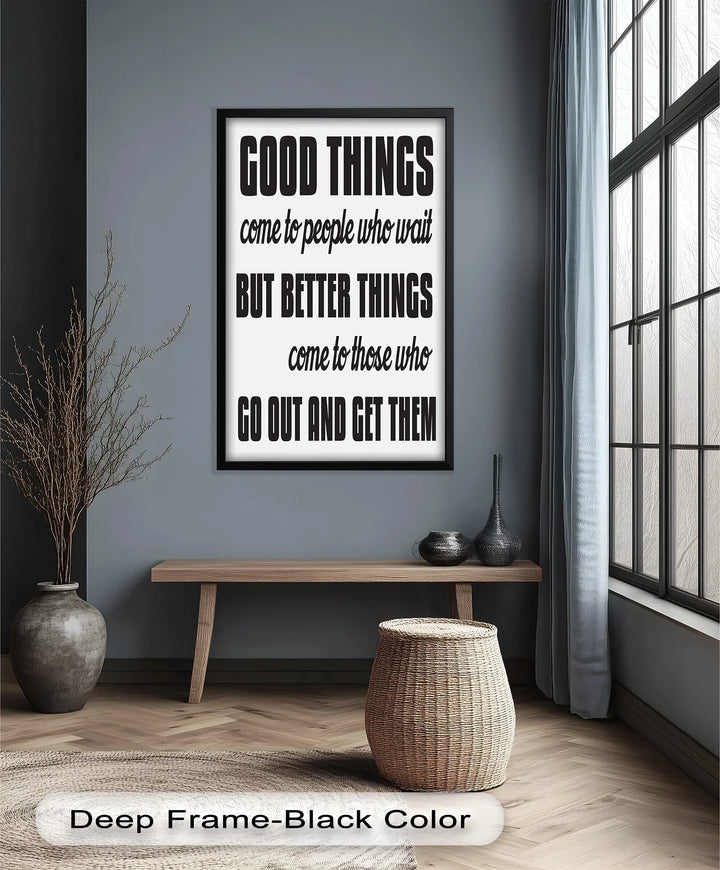 Good Things Come to People Who Wait – Oil Painting - MyPhotoStation