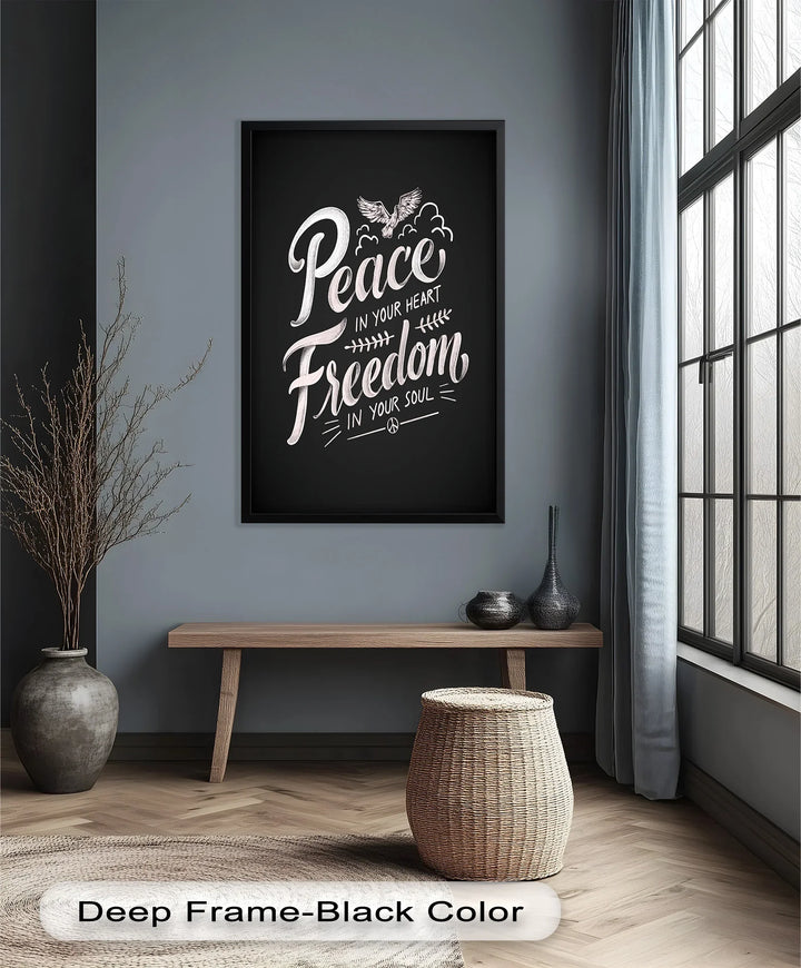 Peace and Freedom Wall Art – Oil Painting - MyPhotoStation