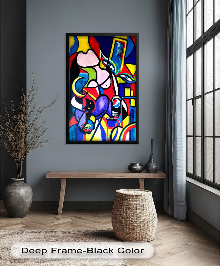 Bold Pepsi Pop Art Wall Art – Abstract Oil Painting