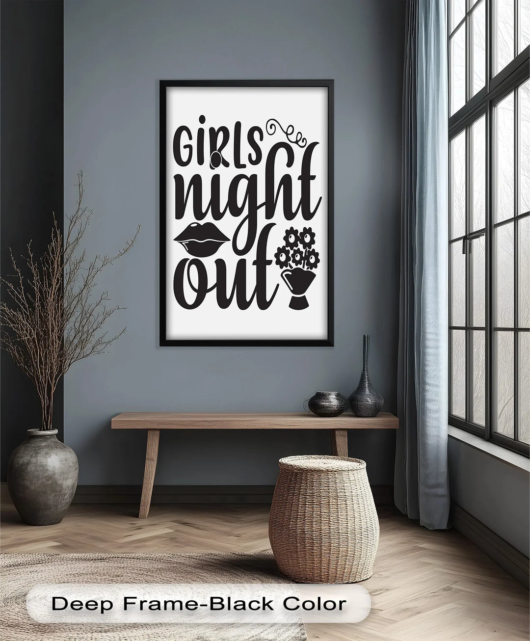 Girls Night Out – Typography Oil Painting - MyPhotoStation