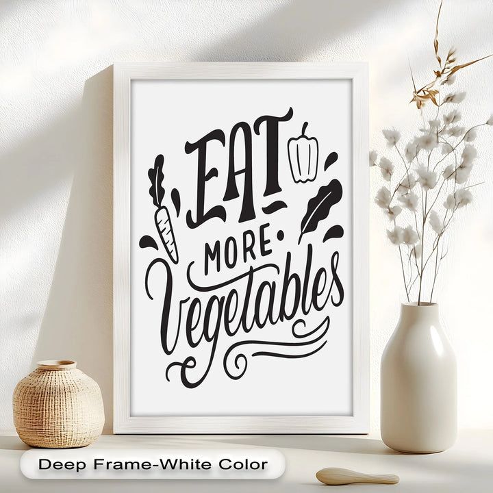 Eat More Vegetables – Modern Oil Painting - MyPhotoStation
