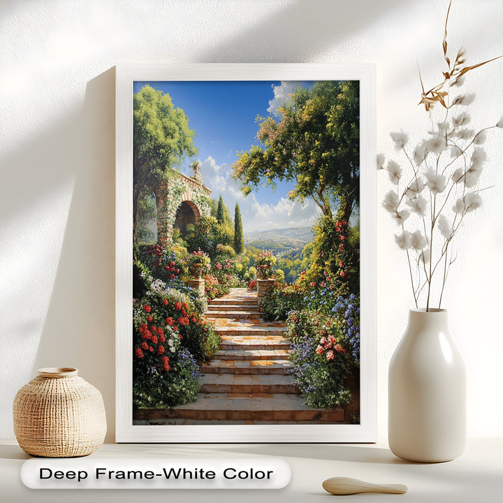 Garden of Eternal Bloom – Renaissance Oil Painting