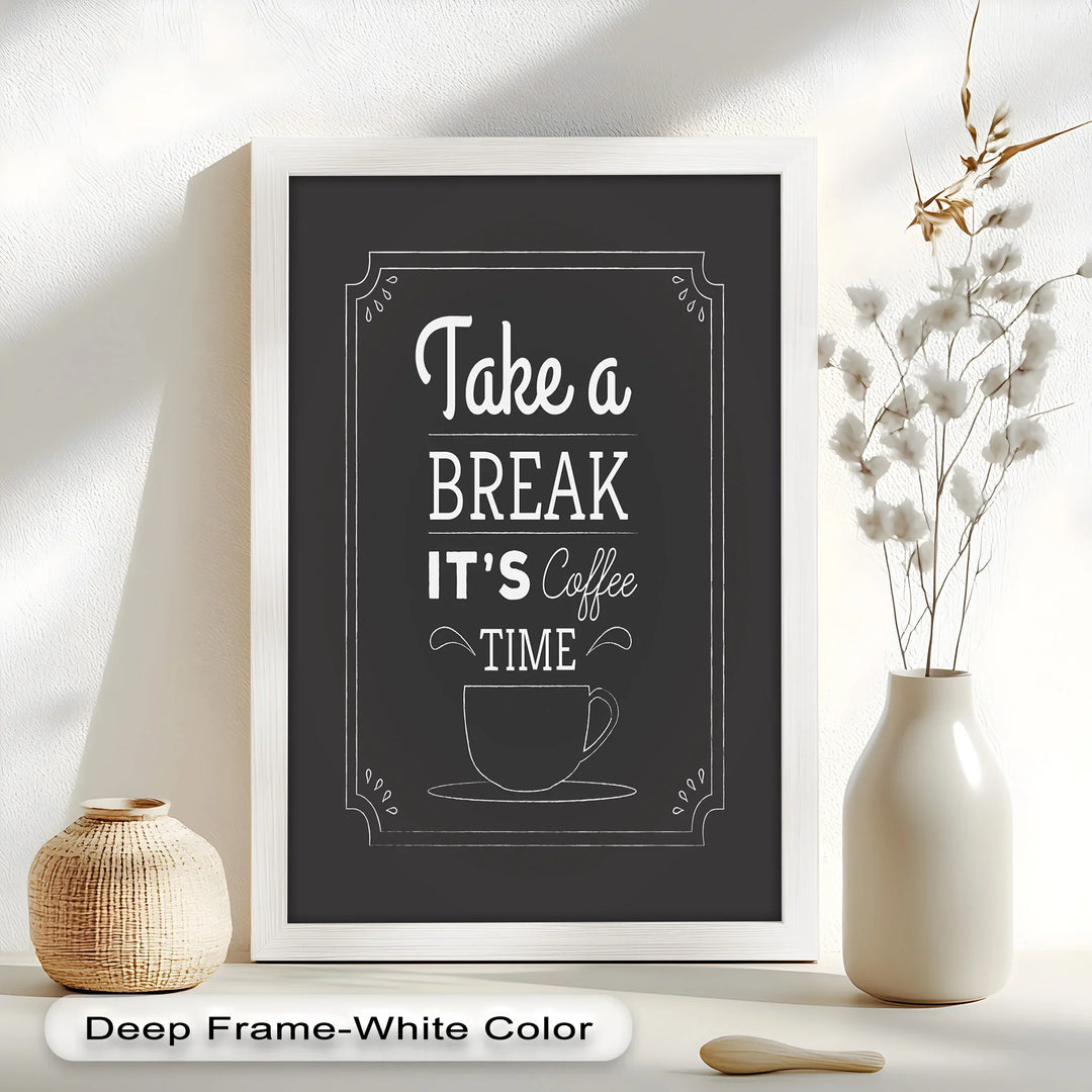 Take a Break – Coffee Time Oil Painting - MyPhotoStation