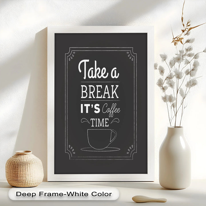 Take a Break – Coffee Time Oil Painting - MyPhotoStation