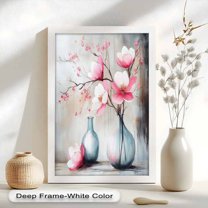 Soft Pink Magnolia - Flower Oil Painting