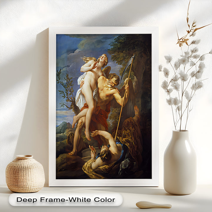 The Seizure of Beauty by Time – Mythological Renaissance Nude Oil Painting