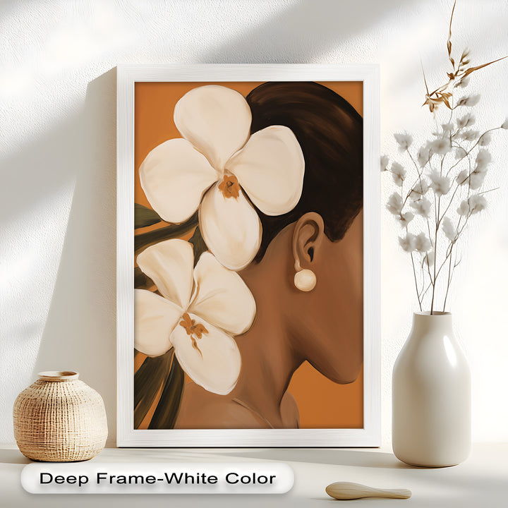 Perfect for adding a touch of sophistication and femininity, this painting brings a calm, artistic flair to any contemporary or minimalist space.


