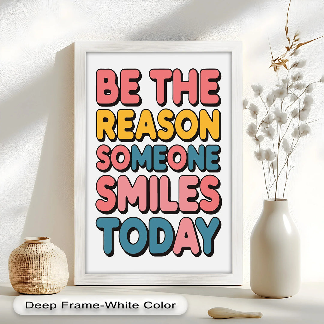 Be the Reason Someone Smiles – Oil Painting - MyPhotoStation