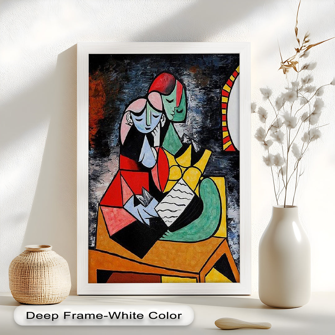 Embrace in Color – Picasso Oil Painting