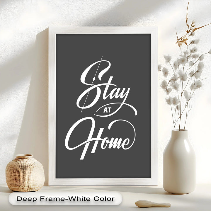 Stay at Home – Modern Oil Painting - MyPhotoStation