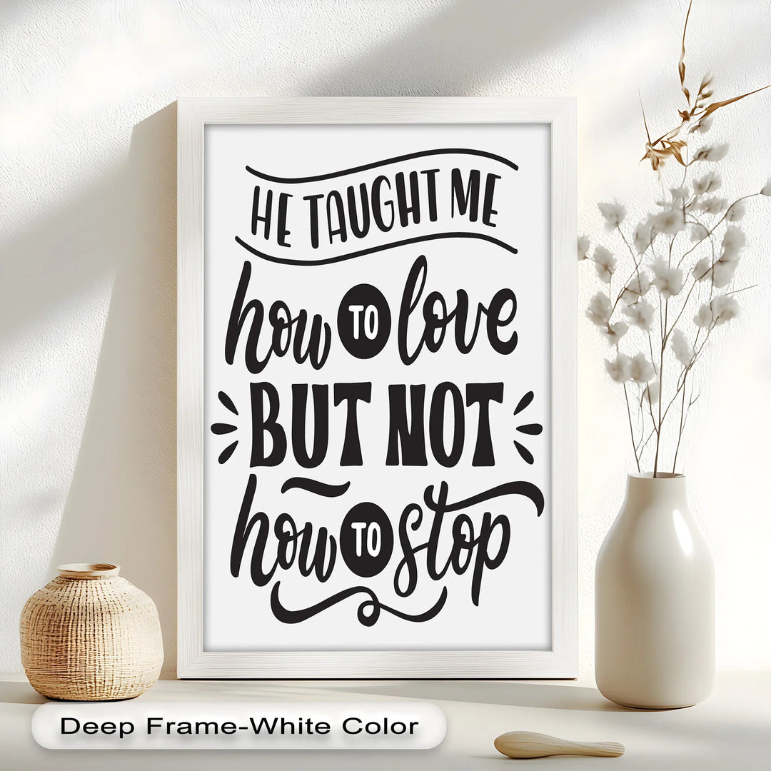 How to Love – Framed Oil Painting - MyPhotoStation