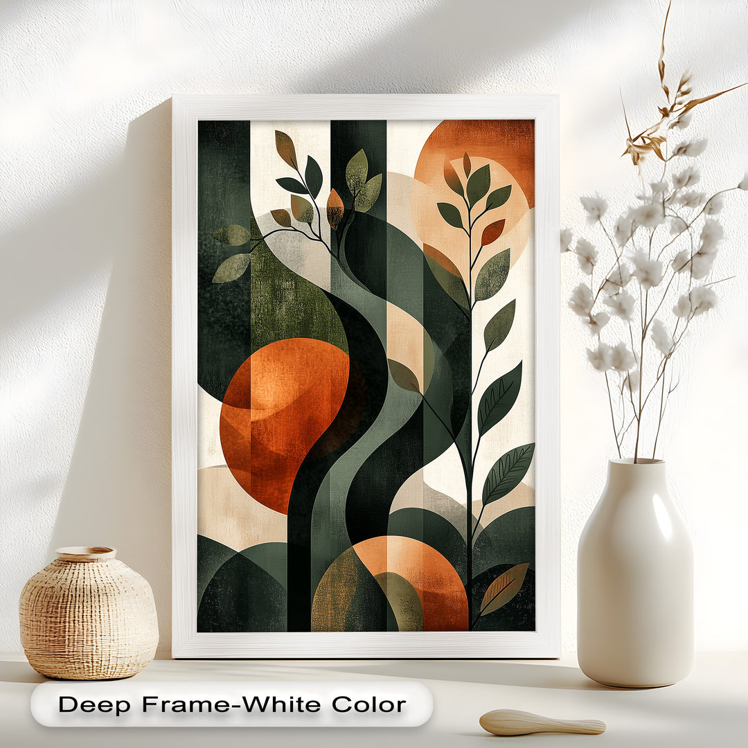 Twilight Grove – Abstract Botanical Oil Painting