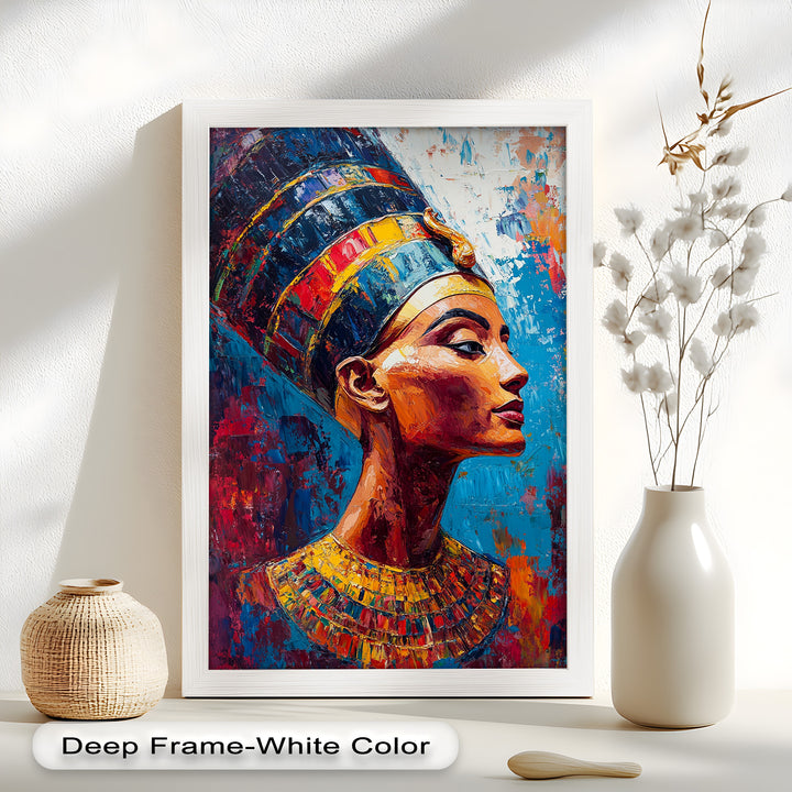 Fauvist Queen – Royal Profile Oil Painting