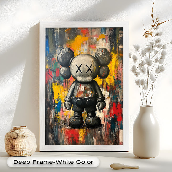 Urban Grit – KAWS Companion Oil Painting