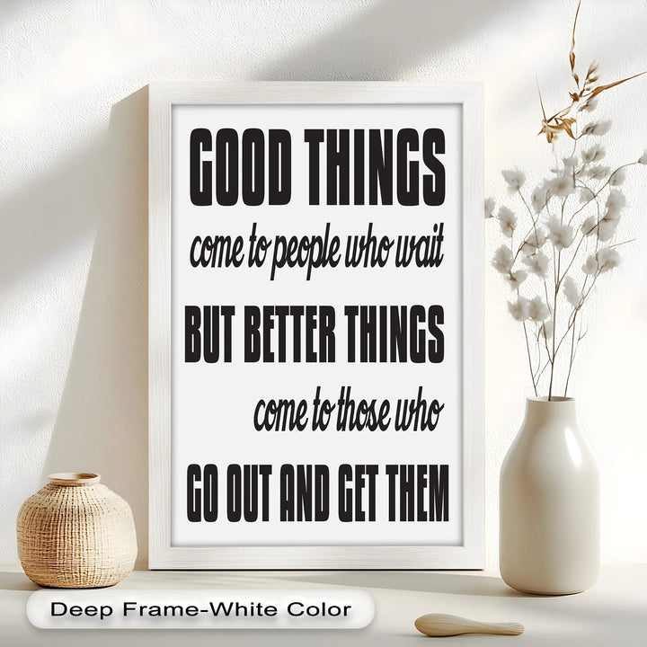 Good Things Come to People Who Wait – Oil Painting - MyPhotoStation