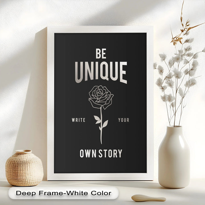 Be Unique – Inspirational Oil Painting - MyPhotoStation