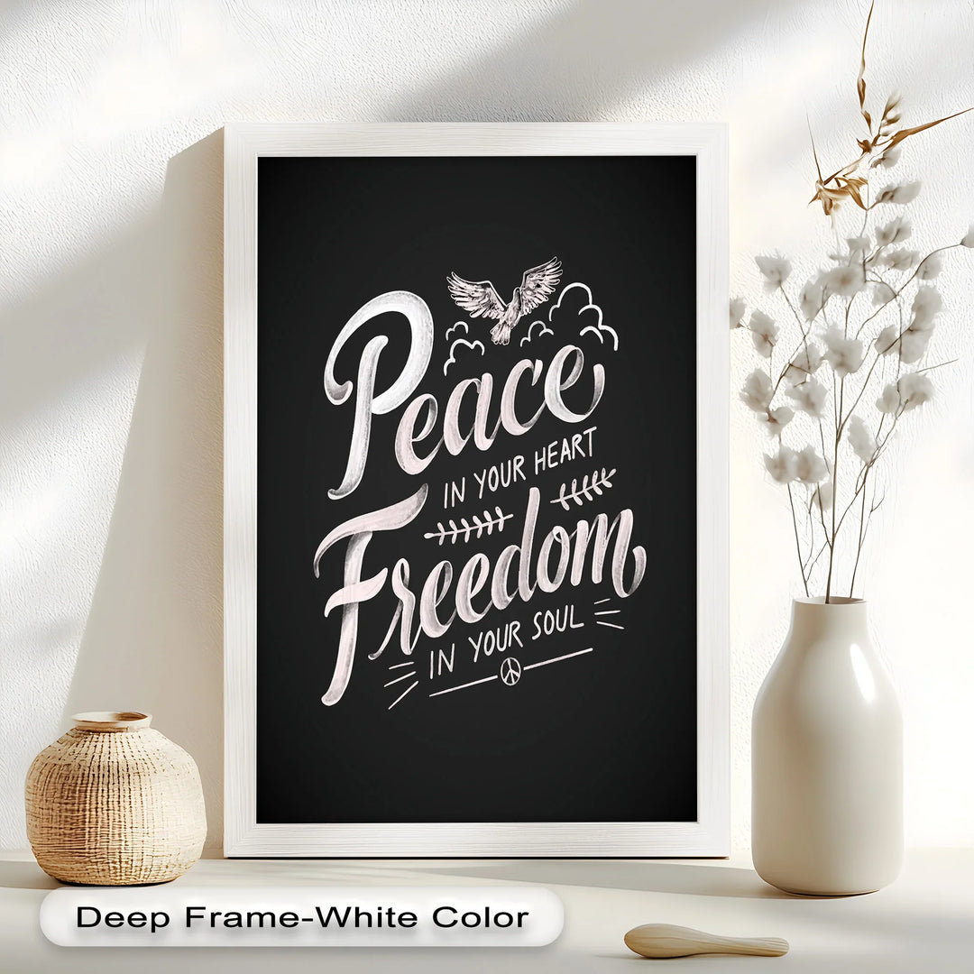 Peace and Freedom Wall Art – Oil Painting - MyPhotoStation