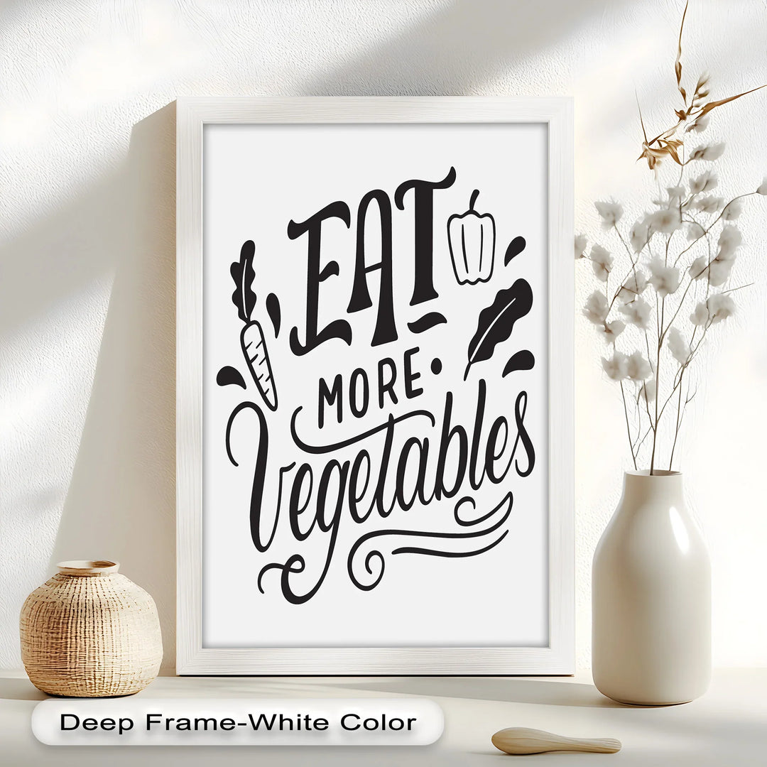 Eat More Vegetables – Modern Oil Painting - MyPhotoStation