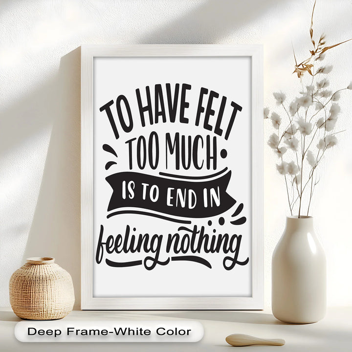 To Have Felt Too Much – Emotional Oil Painting - MyPhotoStation