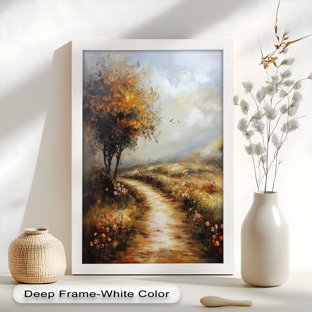 Winding Path Landscape - Impressionism Oil Painting