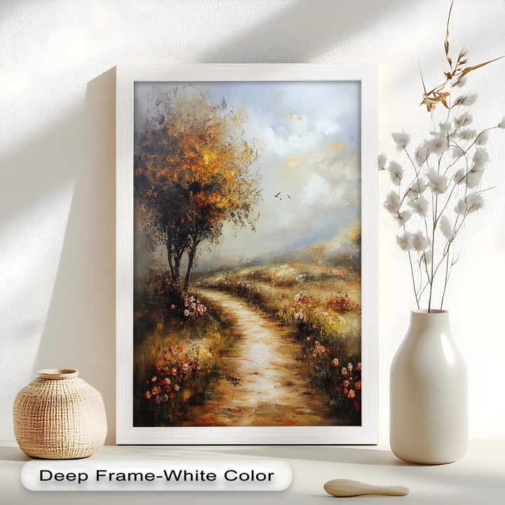Winding Path Landscape - Impressionism Oil Painting