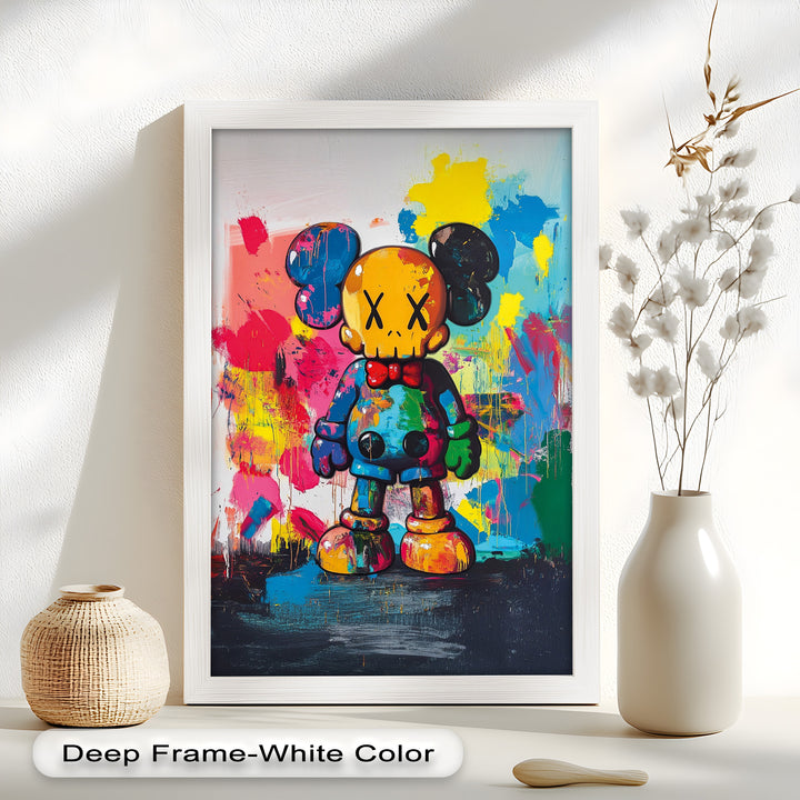 Color Riot Companion – KAWS Oil Painting