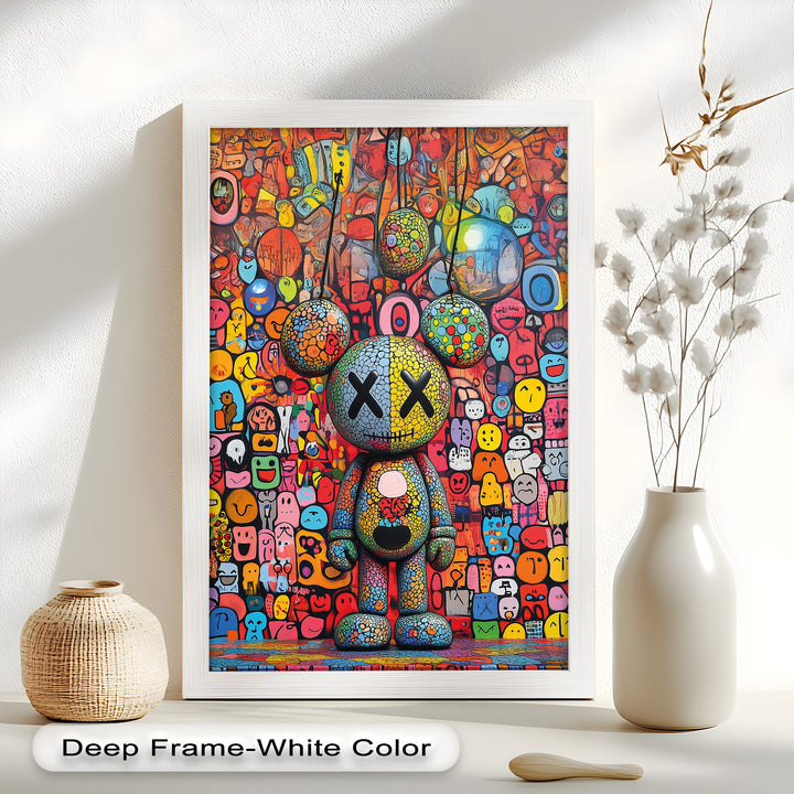 Mosaic Madness – KAWS Oil Painting