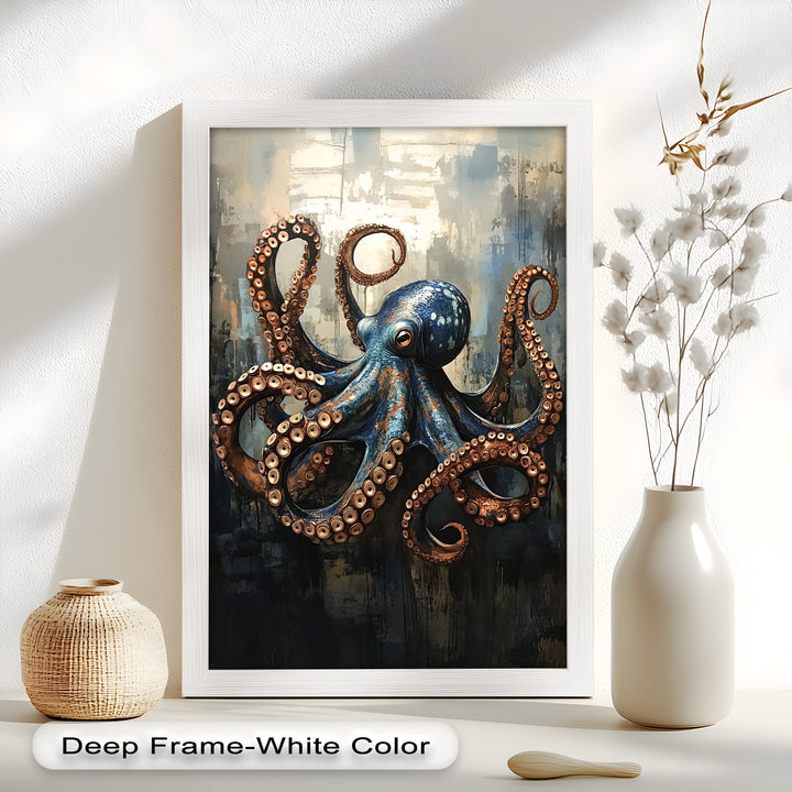 Deep Sea Octopus - Animal Oil Painting