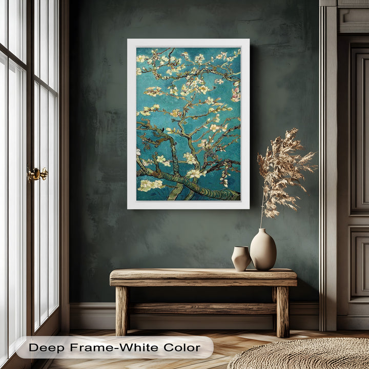 Spring Reverie – Blooming Almond Branches Flower Oil Painting