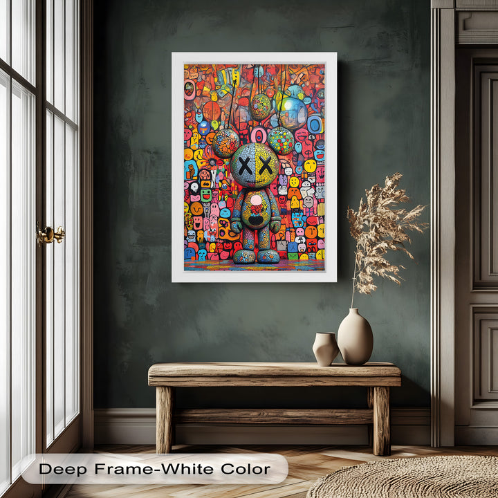 Mosaic Madness – KAWS Oil Painting