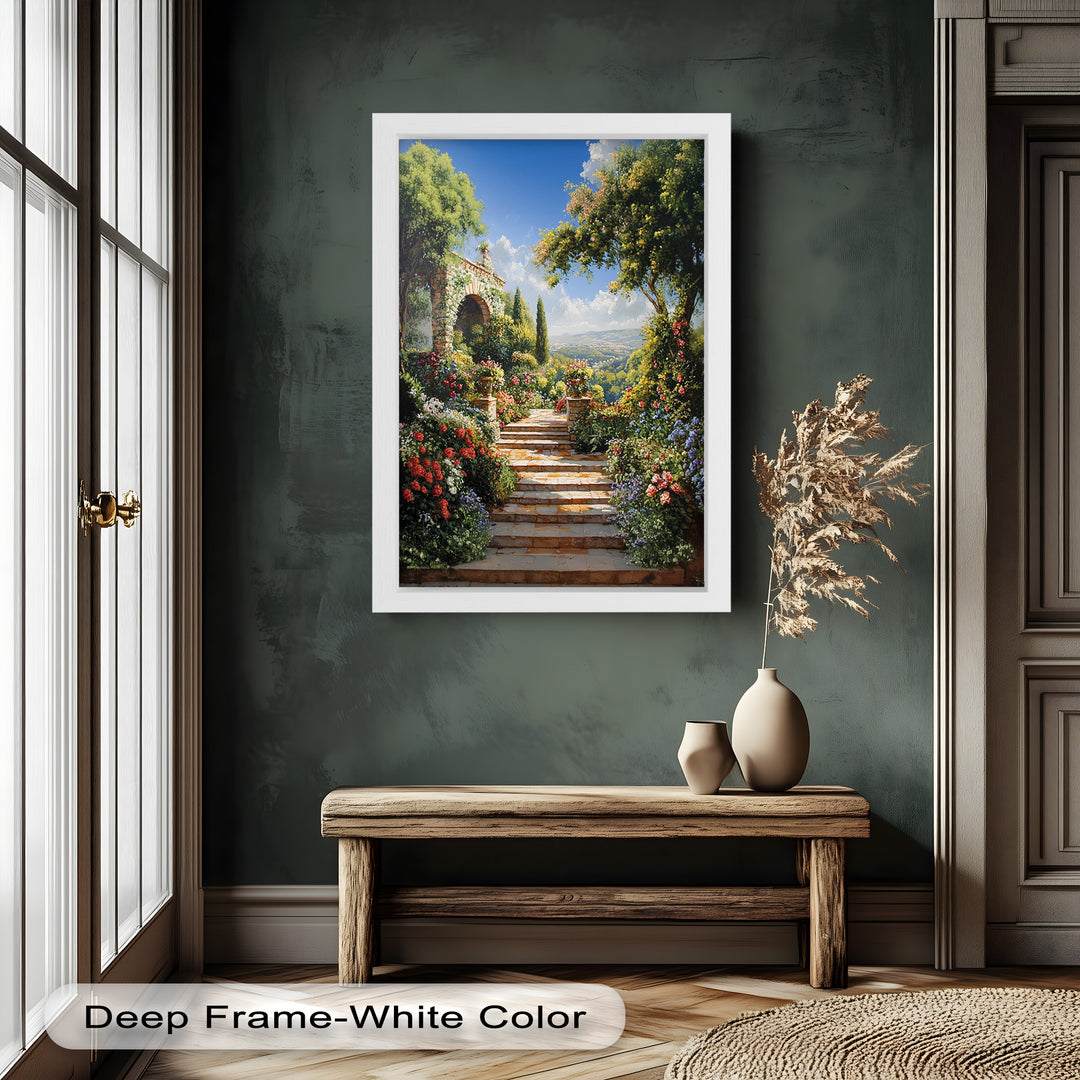 Garden of Eternal Bloom – Renaissance Oil Painting