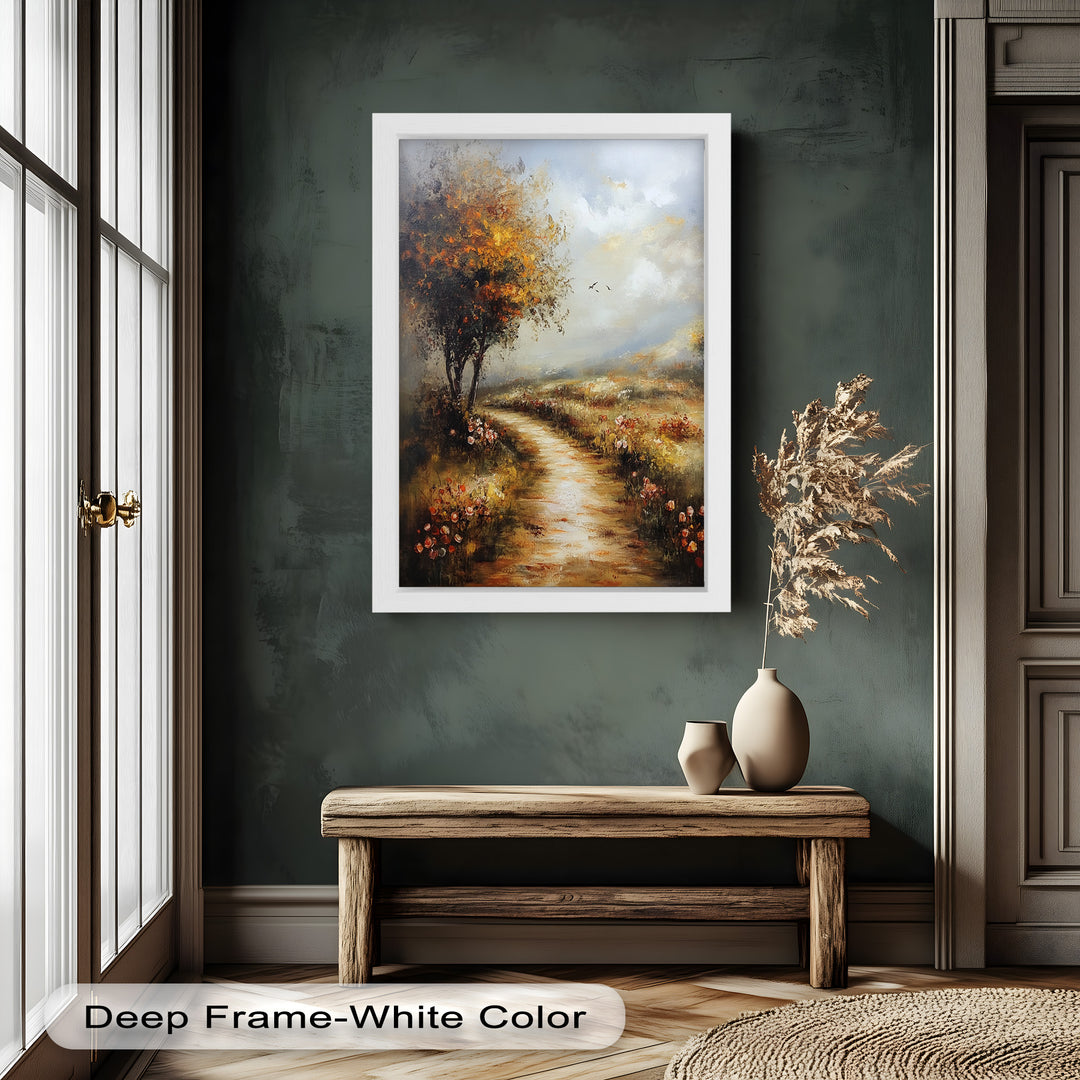 Winding Path Landscape - Impressionism Oil Painting