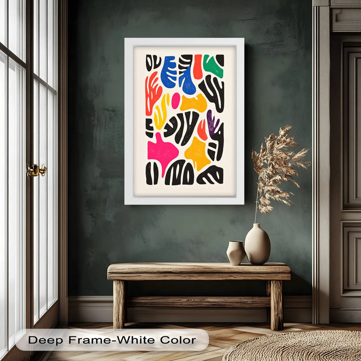 Chromatic Rhythm – Abstract Fauvist Oil Painting - MyPhotoStation