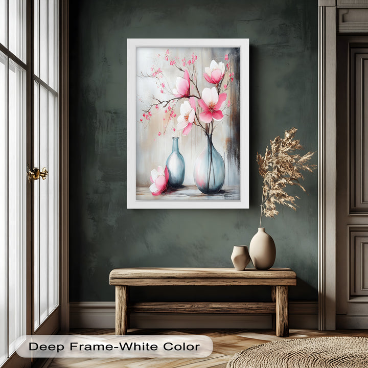 Soft Pink Magnolia - Flower Oil Painting