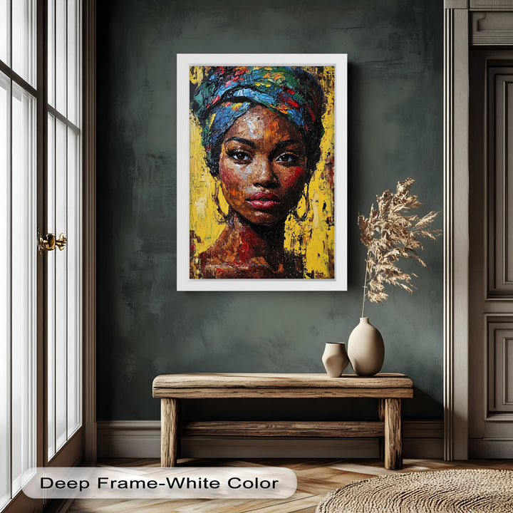 Radiant Soul – Bold Portrait Oil Painting in Fauvist Style