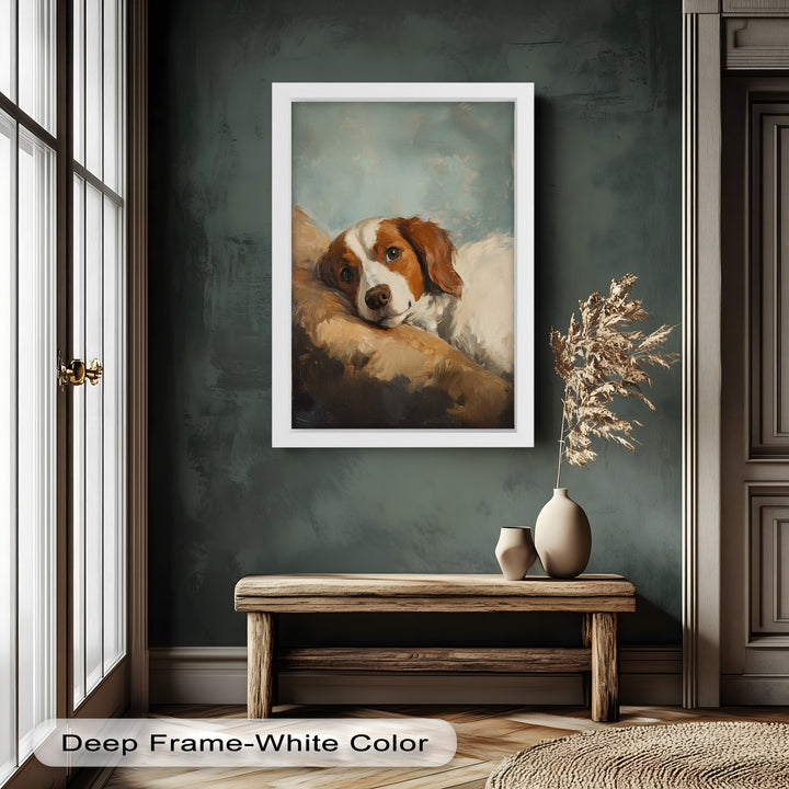 Resting Soul – Loyal Dog Animal Oil Painting