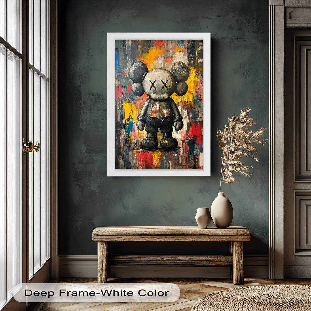 Urban Grit – KAWS Companion Oil Painting