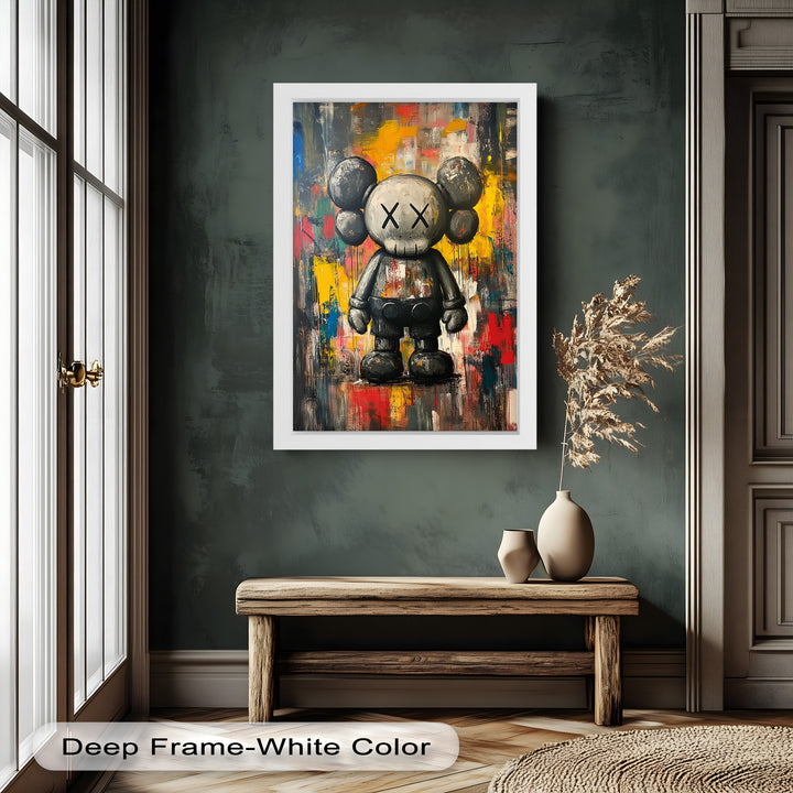 Urban Grit – KAWS Companion Oil Painting