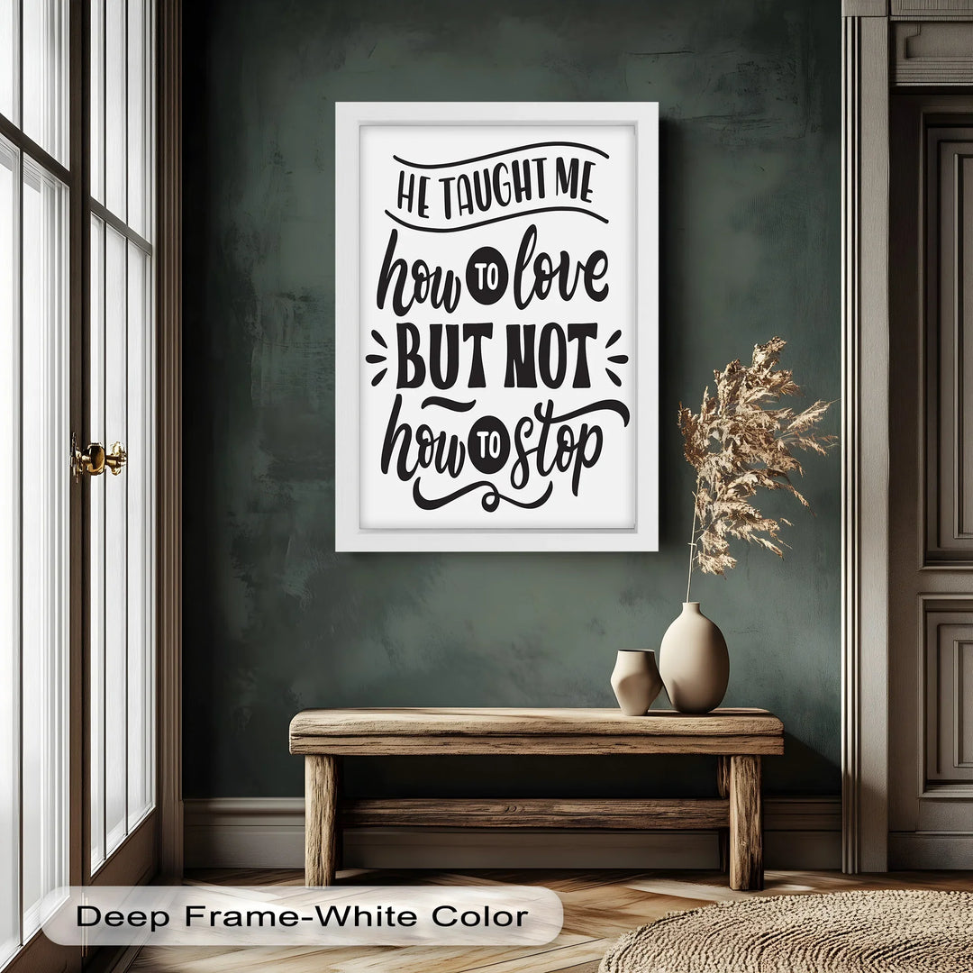 How to Love – Framed Oil Painting - MyPhotoStation