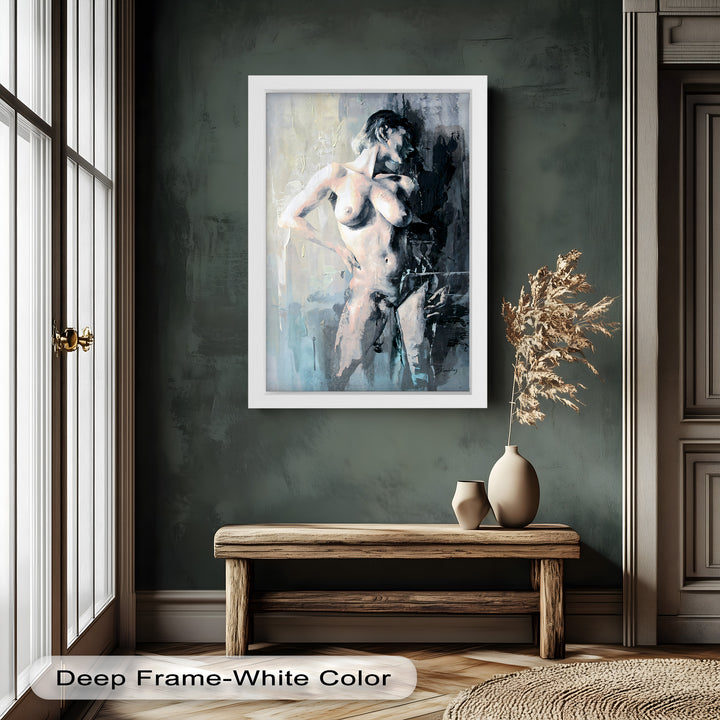 Still in the Shadows – Contemporary Nude Oil Painting