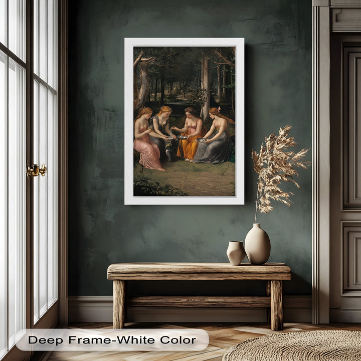 Forest Nymphs at the Spring – Mythical Gathering Oil Painting