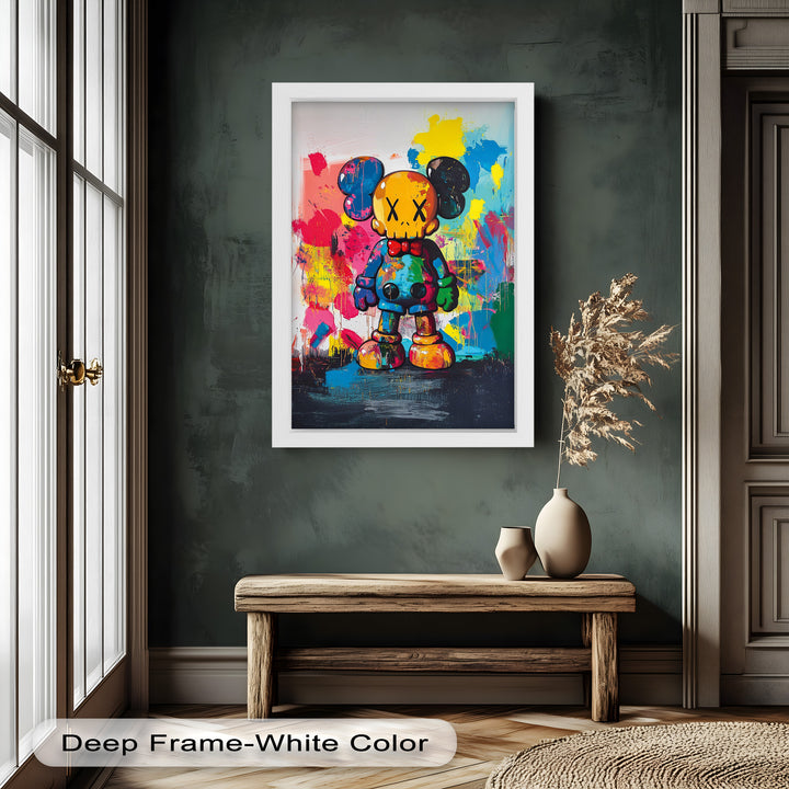 Color Riot Companion – KAWS Oil Painting