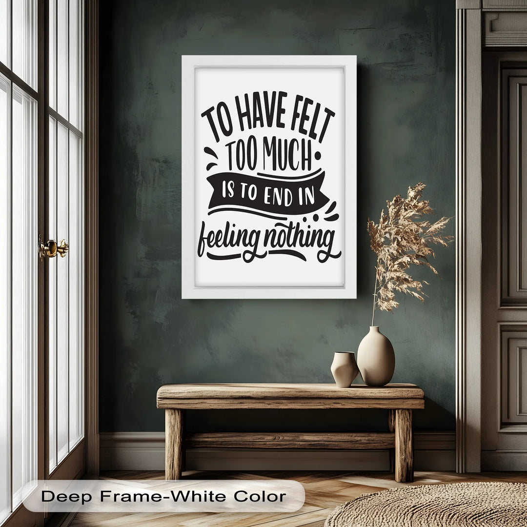 To Have Felt Too Much – Emotional Oil Painting - MyPhotoStation